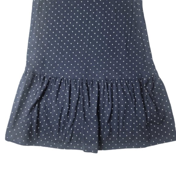 H&M Navy Polka Dot Drop Waist Sleeveless Dress - Picture 4 of 8